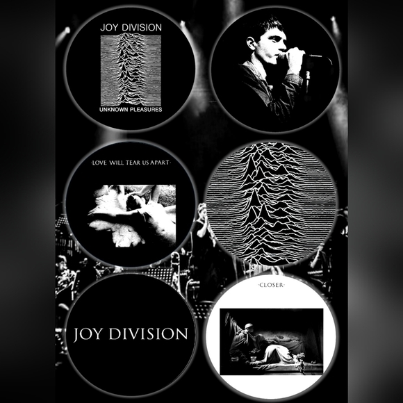 Joy Division Button Pin Set 80's - Picture 1 of 5
